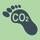 CO₂ jalajälg (PCF)